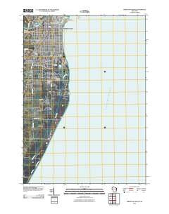 Sheboygan South Wisconsin Historical topographic map, 1:24000 scale, 7.5 X 7.5 Minute, Year 2010