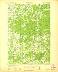 Sheldon Wisconsin Historical topographic map, 1:48000 scale, 15 X 15 Minute, Year 1949