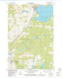 Shell Lake Wisconsin Historical topographic map, 1:24000 scale, 7.5 X 7.5 Minute, Year 1982