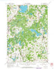 Shell Lake Wisconsin Historical topographic map, 1:62500 scale, 15 X 15 Minute, Year 1965