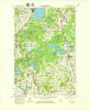 Shell Lake Wisconsin Historical topographic map, 1:62500 scale, 15 X 15 Minute, Year 1965