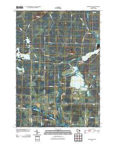 Shennington Wisconsin Historical topographic map, 1:24000 scale, 7.5 X 7.5 Minute, Year 2010