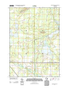 Shennington Wisconsin Historical topographic map, 1:24000 scale, 7.5 X 7.5 Minute, Year 2013