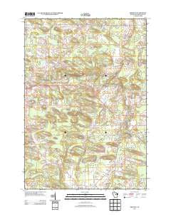 Shepley Wisconsin Historical topographic map, 1:24000 scale, 7.5 X 7.5 Minute, Year 2013