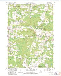 Shepley Wisconsin Historical topographic map, 1:24000 scale, 7.5 X 7.5 Minute, Year 1982