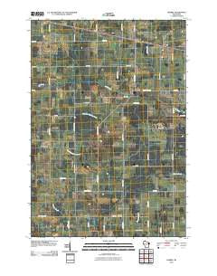 Sherry Wisconsin Historical topographic map, 1:24000 scale, 7.5 X 7.5 Minute, Year 2010