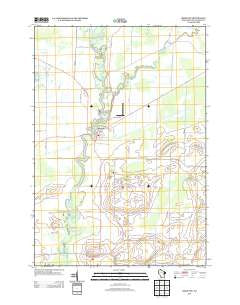 Shiocton Wisconsin Historical topographic map, 1:24000 scale, 7.5 X 7.5 Minute, Year 2013