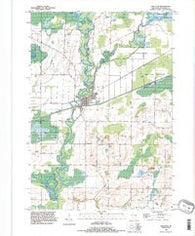 Shiocton Wisconsin Historical topographic map, 1:24000 scale, 7.5 X 7.5 Minute, Year 1992
