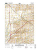 Shopiere Wisconsin Current topographic map, 1:24000 scale, 7.5 X 7.5 Minute, Year 2016