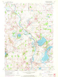 Silver Lake Wisconsin Historical topographic map, 1:24000 scale, 7.5 X 7.5 Minute, Year 1960