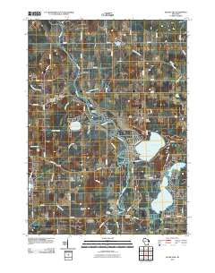 Silver Lake Wisconsin Historical topographic map, 1:24000 scale, 7.5 X 7.5 Minute, Year 2010