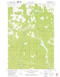 Simes Creek Wisconsin Historical topographic map, 1:24000 scale, 7.5 X 7.5 Minute, Year 1979