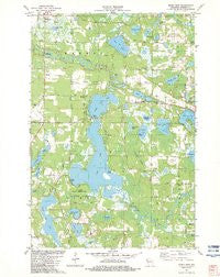 Siren East Wisconsin Historical topographic map, 1:24000 scale, 7.5 X 7.5 Minute, Year 1982