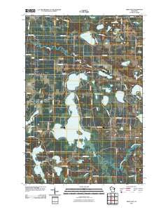 Siren East Wisconsin Historical topographic map, 1:24000 scale, 7.5 X 7.5 Minute, Year 2010
