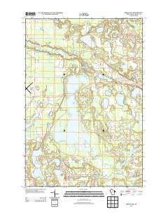 Siren East Wisconsin Historical topographic map, 1:24000 scale, 7.5 X 7.5 Minute, Year 2013