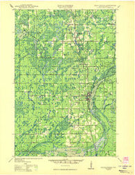 Solon Springs Wisconsin Historical topographic map, 1:48000 scale, 15 X 15 Minute, Year 1949