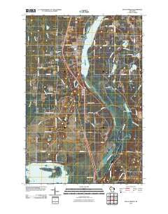 Solon Springs Wisconsin Historical topographic map, 1:24000 scale, 7.5 X 7.5 Minute, Year 2010