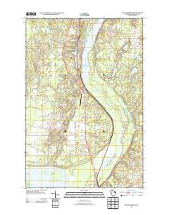 Solon Springs Wisconsin Historical topographic map, 1:24000 scale, 7.5 X 7.5 Minute, Year 2013