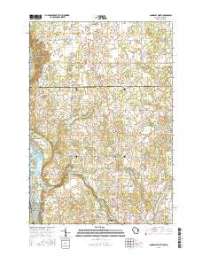 Somerset North Wisconsin Current topographic map, 1:24000 scale, 7.5 X 7.5 Minute, Year 2015