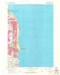 South Milwaukee Wisconsin Historical topographic map, 1:24000 scale, 7.5 X 7.5 Minute, Year 1958
