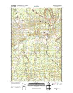 South Range Wisconsin Historical topographic map, 1:24000 scale, 7.5 X 7.5 Minute, Year 2013