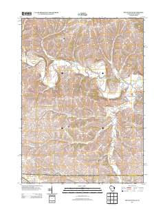 South Wayne Wisconsin Historical topographic map, 1:24000 scale, 7.5 X 7.5 Minute, Year 2013