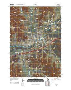 Sparta Wisconsin Historical topographic map, 1:24000 scale, 7.5 X 7.5 Minute, Year 2010