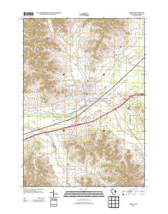 Sparta Wisconsin Historical topographic map, 1:24000 scale, 7.5 X 7.5 Minute, Year 2013