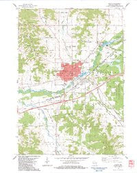Sparta Wisconsin Historical topographic map, 1:24000 scale, 7.5 X 7.5 Minute, Year 1983