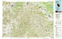 Sparta Wisconsin Historical topographic map, 1:100000 scale, 30 X 60 Minute, Year 1985