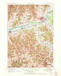 Sparta Wisconsin Historical topographic map, 1:62500 scale, 15 X 15 Minute, Year 1947