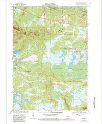 Spaulding Wisconsin Historical topographic map, 1:24000 scale, 7.5 X 7.5 Minute, Year 1970