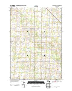 Spencer South Wisconsin Historical topographic map, 1:24000 scale, 7.5 X 7.5 Minute, Year 2013