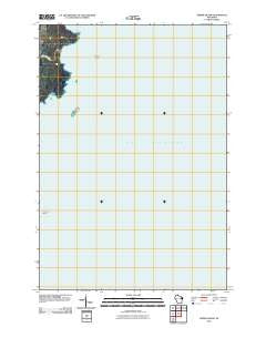 Spider Island Wisconsin Historical topographic map, 1:24000 scale, 7.5 X 7.5 Minute, Year 2010