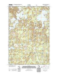 Spider Lake Wisconsin Historical topographic map, 1:24000 scale, 7.5 X 7.5 Minute, Year 2013