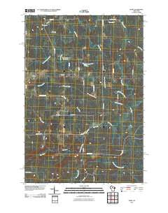 Spirit Wisconsin Historical topographic map, 1:24000 scale, 7.5 X 7.5 Minute, Year 2010