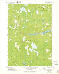 Spirit Falls Wisconsin Historical topographic map, 1:24000 scale, 7.5 X 7.5 Minute, Year 1978