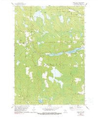 Spirit Falls Wisconsin Historical topographic map, 1:24000 scale, 7.5 X 7.5 Minute, Year 1978