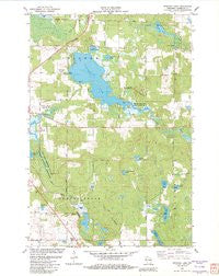 Spooner Lake Wisconsin Historical topographic map, 1:24000 scale, 7.5 X 7.5 Minute, Year 1982