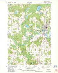 Spooner Wisconsin Historical topographic map, 1:24000 scale, 7.5 X 7.5 Minute, Year 1982