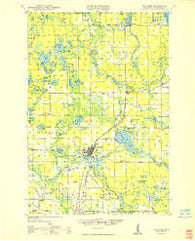 Spooner Wisconsin Historical topographic map, 1:48000 scale, 15 X 15 Minute, Year 1949