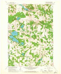Spring Lake Wisconsin Historical topographic map, 1:24000 scale, 7.5 X 7.5 Minute, Year 1961