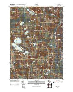 Spring Lake Wisconsin Historical topographic map, 1:24000 scale, 7.5 X 7.5 Minute, Year 2010