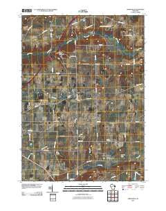 Springfield Wisconsin Historical topographic map, 1:24000 scale, 7.5 X 7.5 Minute, Year 2010