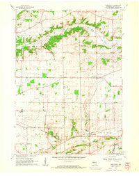 Springfield Wisconsin Historical topographic map, 1:24000 scale, 7.5 X 7.5 Minute, Year 1960