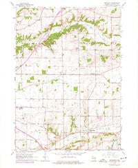 Springfield Wisconsin Historical topographic map, 1:24000 scale, 7.5 X 7.5 Minute, Year 1960