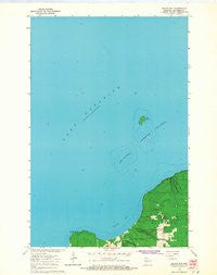 Squaw Bay Wisconsin Historical topographic map, 1:24000 scale, 7.5 X 7.5 Minute, Year 1964