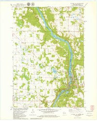 St. Croix Dalles Wisconsin Historical topographic map, 1:24000 scale, 7.5 X 7.5 Minute, Year 1978