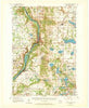 St. Croix Dalles Minnesota Historical topographic map, 1:62500 scale, 15 X 15 Minute, Year 1955