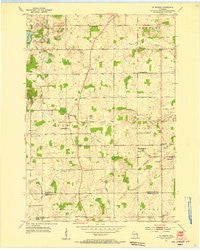 St. Wendel Wisconsin Historical topographic map, 1:24000 scale, 7.5 X 7.5 Minute, Year 1954